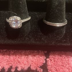 Pre Love Ss 2 Pc Ring Set   Size 8