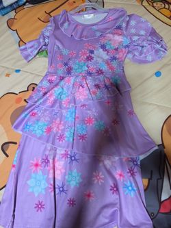 Isabela from encanto Disney movie  dress for girls