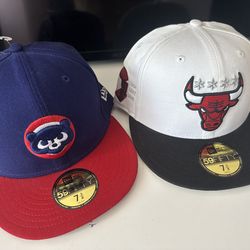 Men’s New Era hats 7 3/8 $20 each New