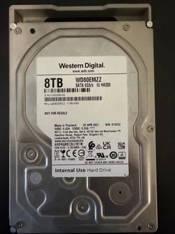 8TB Western Digital HDD WD80EMZZ