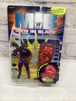 MIB MEN IN BLACK - Flame-Blastin' Jay - Action Figure Vintage 1997 Galoob Toys