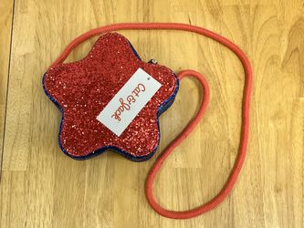 Cat & Jack, Red Blue & Silver Star Handbag.