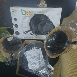 Seasoned Cast Iron Skillets