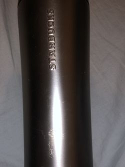 Rare 2011 Starbucks Stainless Doodle It 16oz Coffee Tumbler Mug Thermos