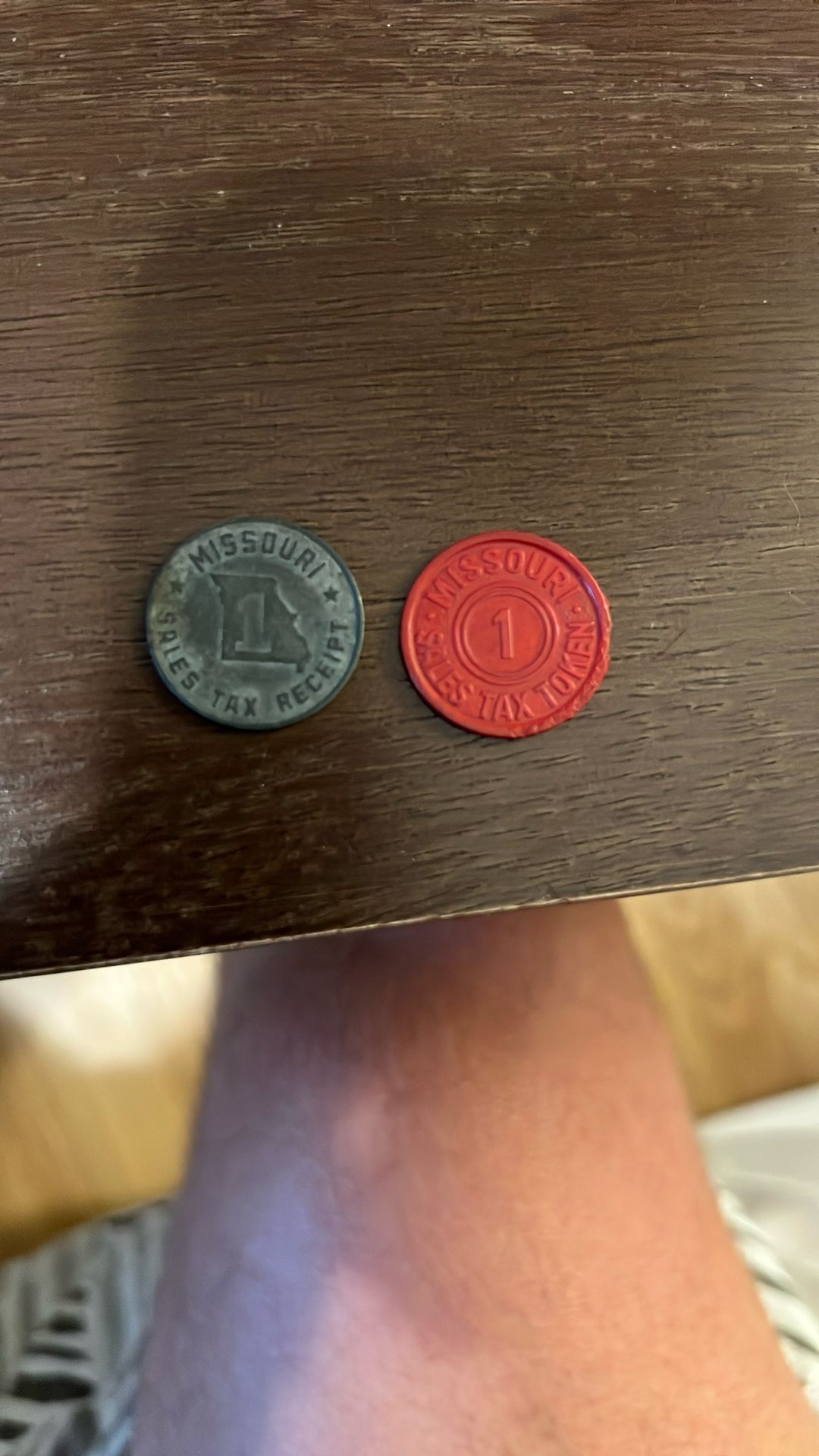 2 MO Sales Tax Tokens