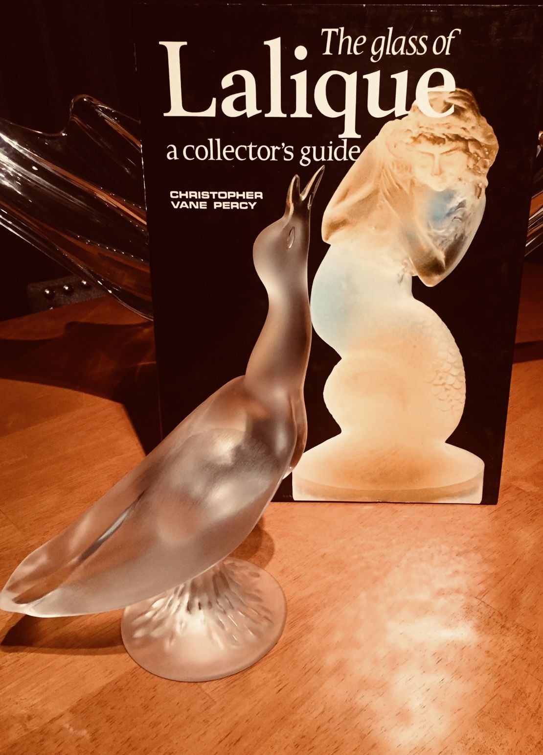 LALIQUE FRANCE FROSTED CRYSTAL DAPHNIS SEAGULL - SIGNED Valued Over $300