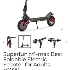 500w Off-road Electric Scooters 