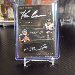 2025 Panini Donruss Threads Rookie Michael Penix Jr. #DTH-MPJ Memorabilia Card