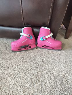 Bauer Pink Toddler Size 10/11 Girls Ice Skates