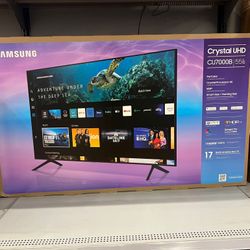 55” Samsung Crystal UHD 4K Smart TV