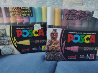 16 new POSCA markers