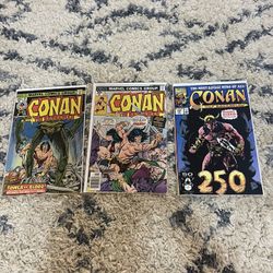 Marvel Comics Conan the Barbarian Bronze Age Issues 43,70,250