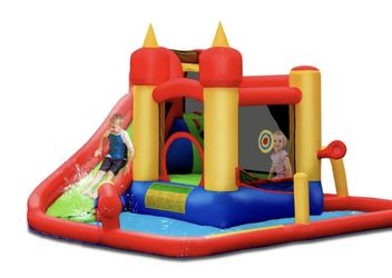 Costway Inflatable Water Slide Bounce House For Sale $91.00 50%+ OFF Retail $183.99 NEW IN BOX