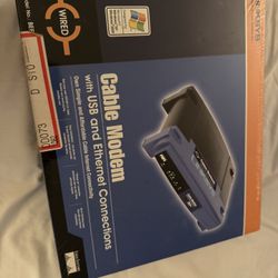 Linksys BEFCMU10 Cable Modem new and sealed 