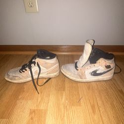 jordan 1 mid brushstroke size 8 in men’s