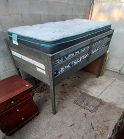 Bed with bed frame