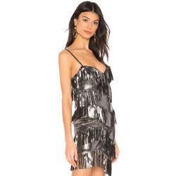 NWT X by NBD Cristal Metallic Women’s Dress