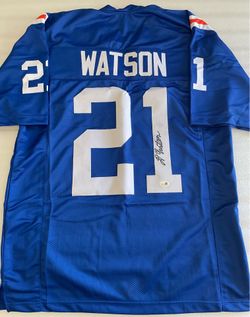 Desmond Watson Signed Autographed Florida Gators #21 Blue Custom Jersey JSA COA