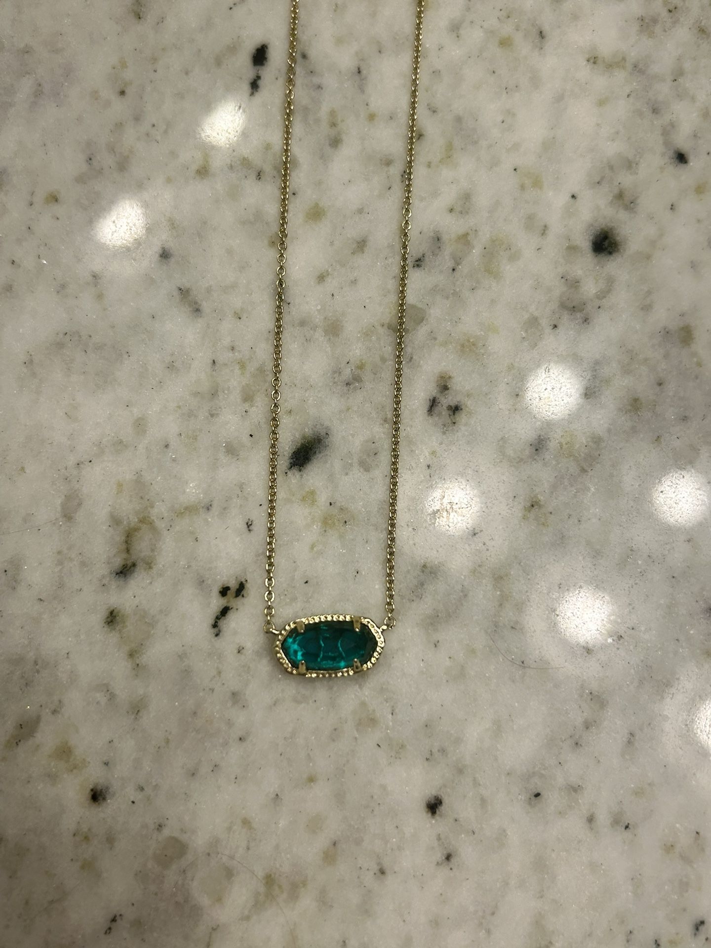 Emerald Green Kendra Scott Necklace