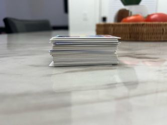 Stack of fifa stickers