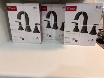 NEW - Matte Black Pfister Bruxie Bathroom Faucets