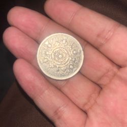 Rare Regina Elizabeth Two Shilling Coin 1964 Def Fid