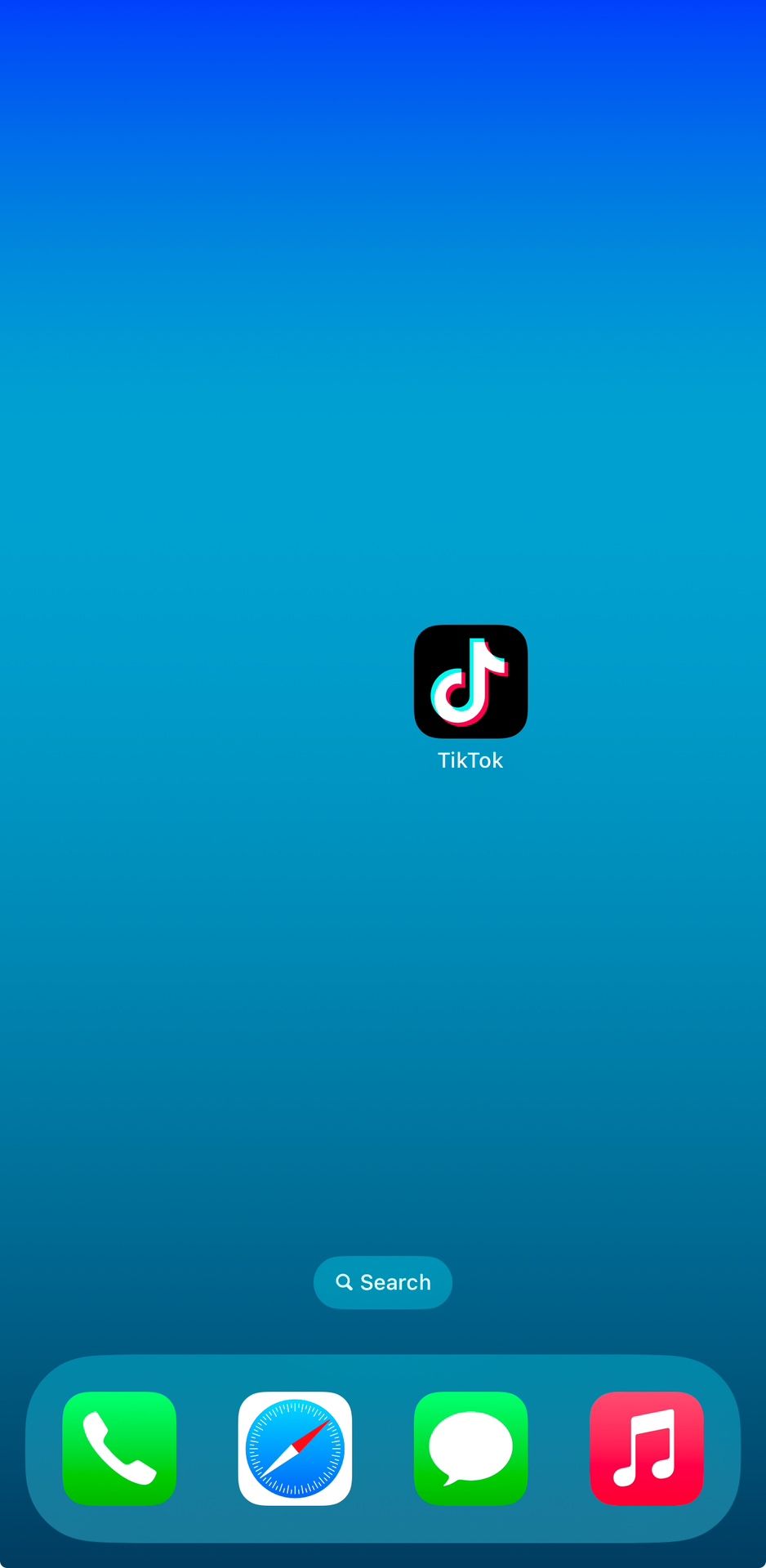 iPhone 15 Pro Max With TikTok App Installed