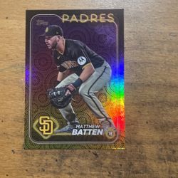 2024 TOPPS MATTHEW BATTEN FOIL CARD 