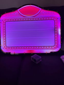 LED bottle service acrylic light