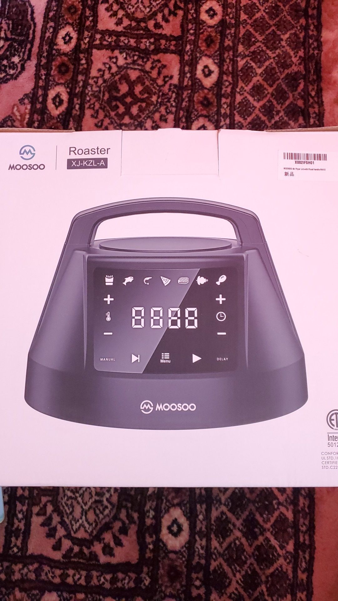 Moosoo Instant Pot 6 quart Air Fryer Lid Attachment for Sale in