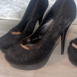 Black Heels Size 7