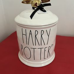 Rae Dunn Harry Potter “Golden Snitch” Cookie Jar