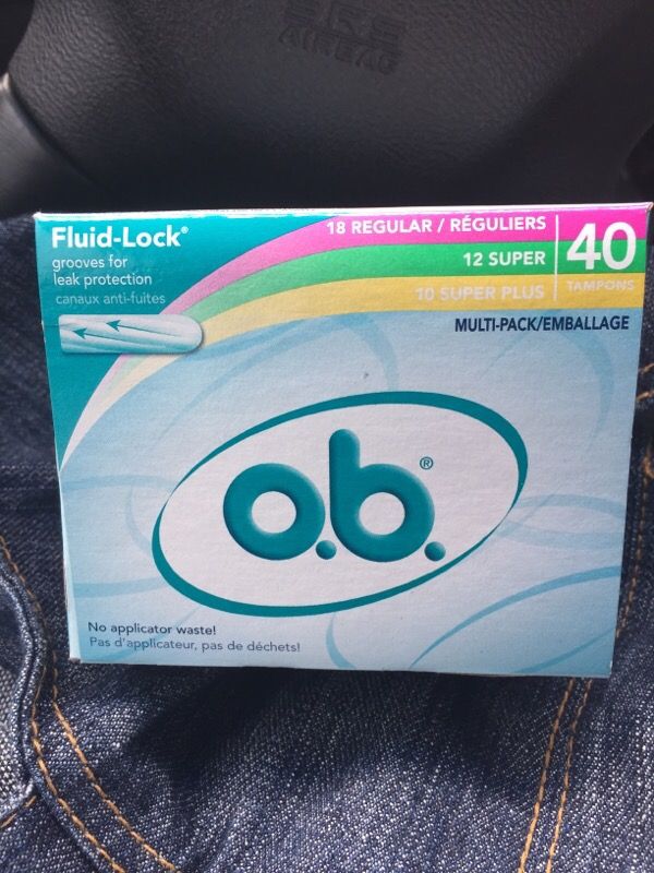 o.b. Fluid-Lock variety pack tampons