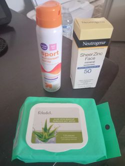 Sunscreen & Aloe Wipes Set