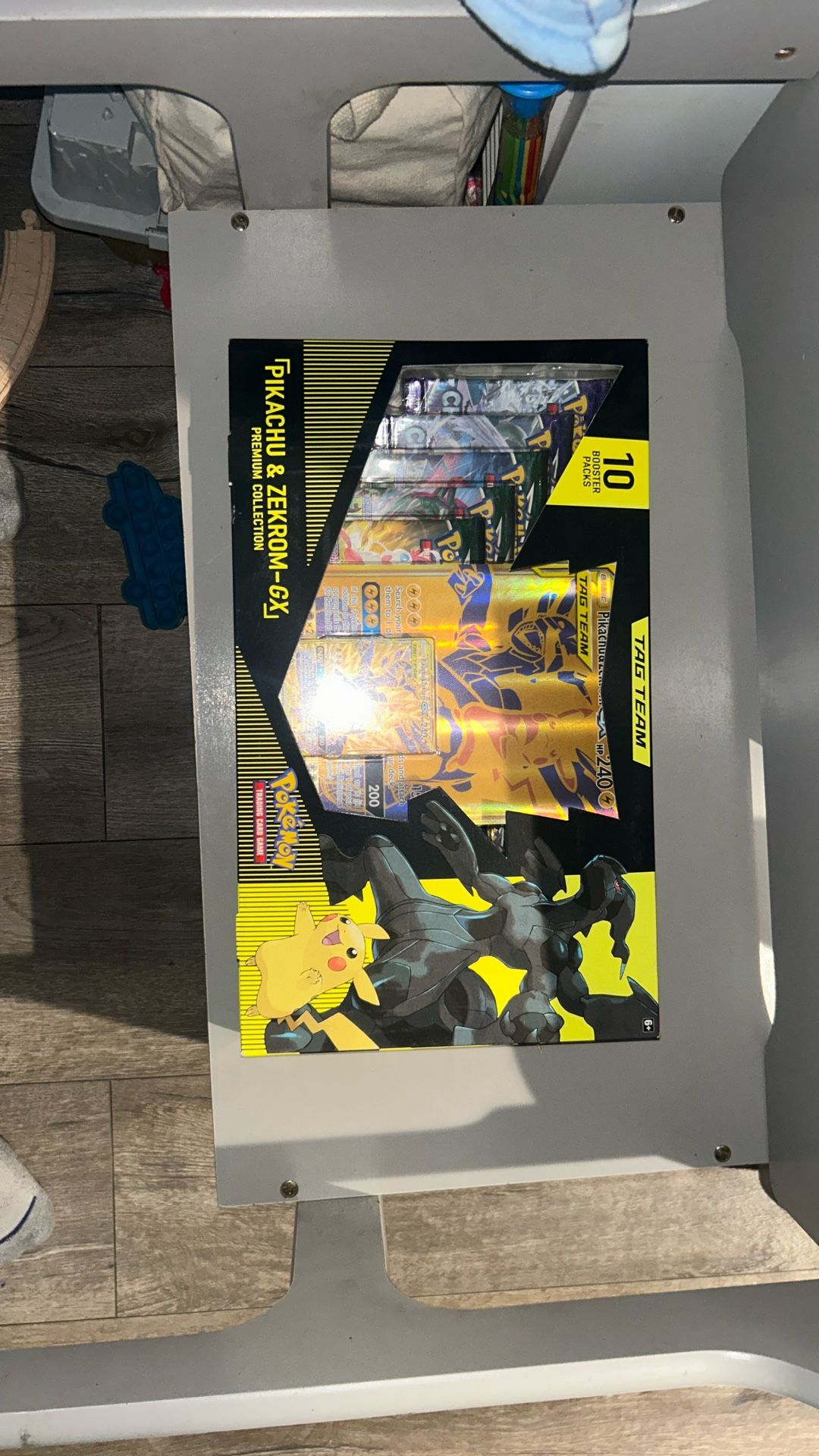 GameStop Zekrom Pikachu Tag Team Box