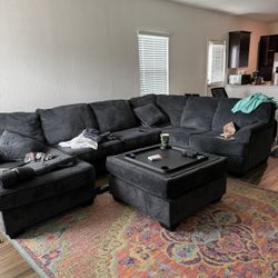 Couch and Ottoman