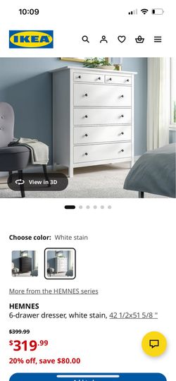 IKEA 6-drawer dresser