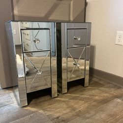 Mirrored Nightstands