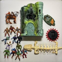 1980’s He-Man Masters Of The Universe Toy Lot Vintage 
