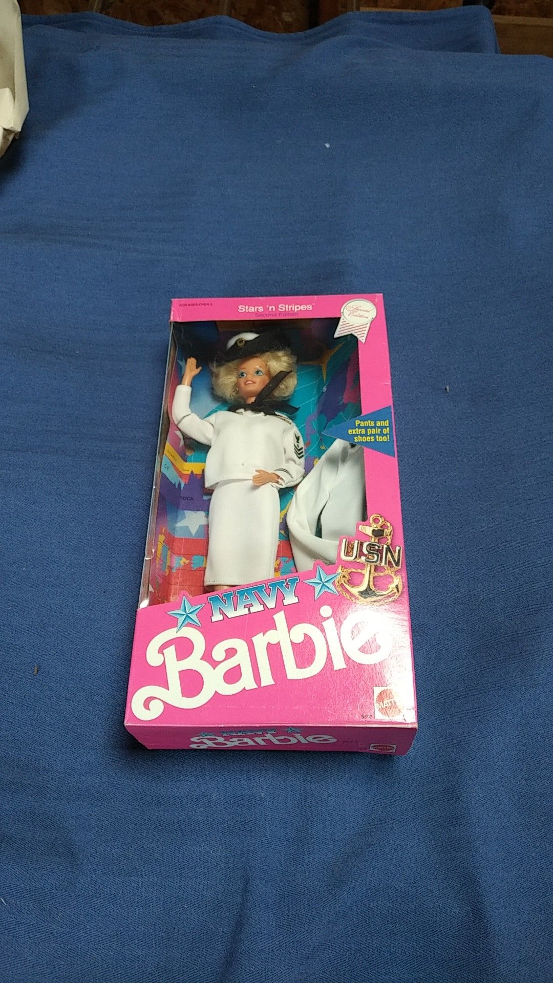 Navy Barbie NIB