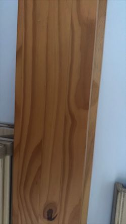 Queen wood bed frame