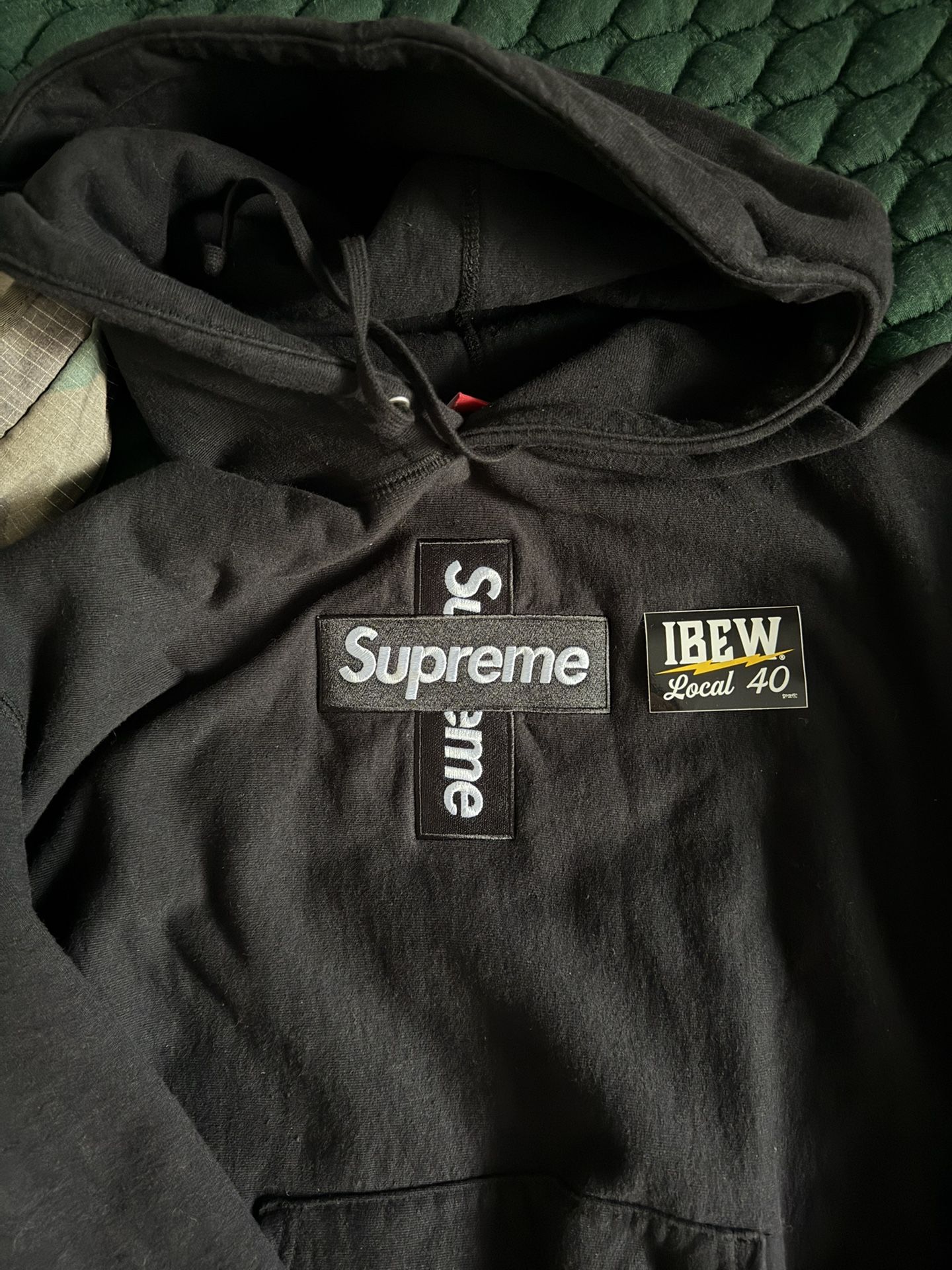 Supreme Cross Box Logo Hoodie