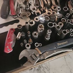 Sockets,wrenches, power tools,toolboxes