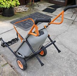 WORX WG050 AEROCART 8-IN-1 MULTIFUNCTION WHEELBARROW DOLLY CART GARDEN CARRIER