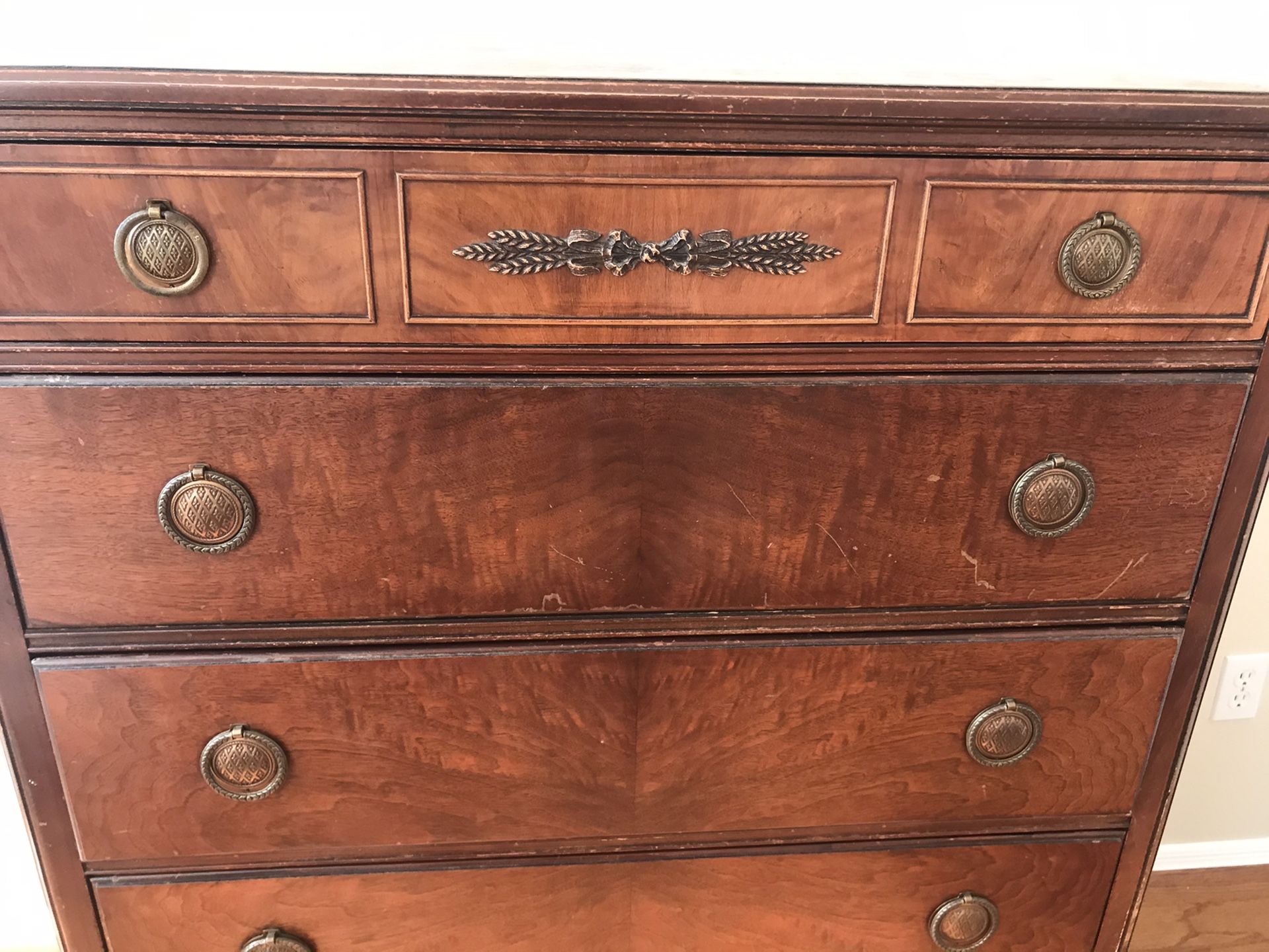 Antique Dressers. Set of two. Northern furniture company Sheboygan