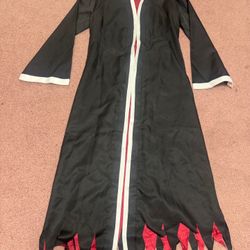 New small black jacket coat cape cosplay renaissance long Midevil outfit