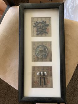 Asian Chinese characters wall art hanging decor
