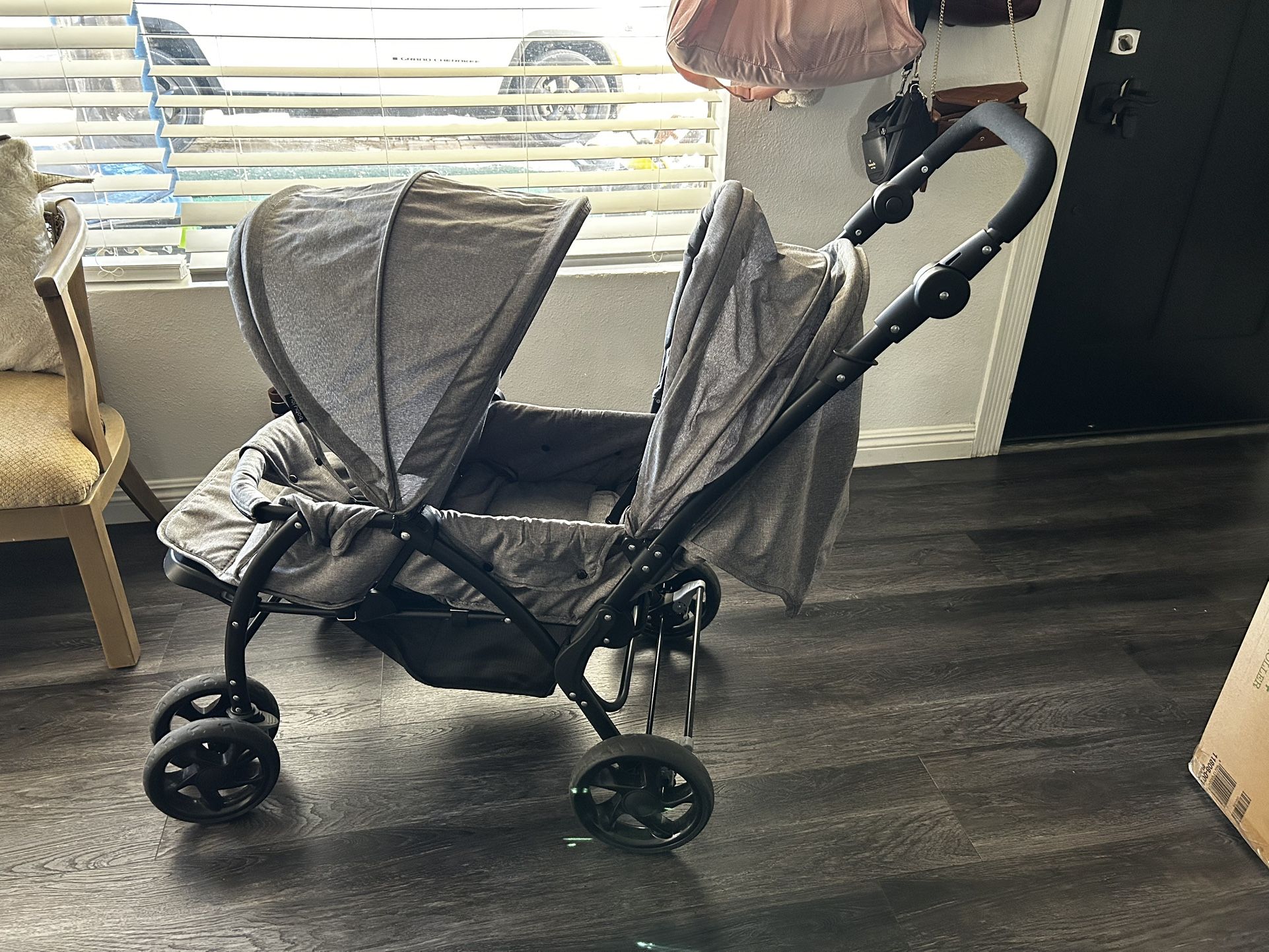 Babyjoy Double Stroller