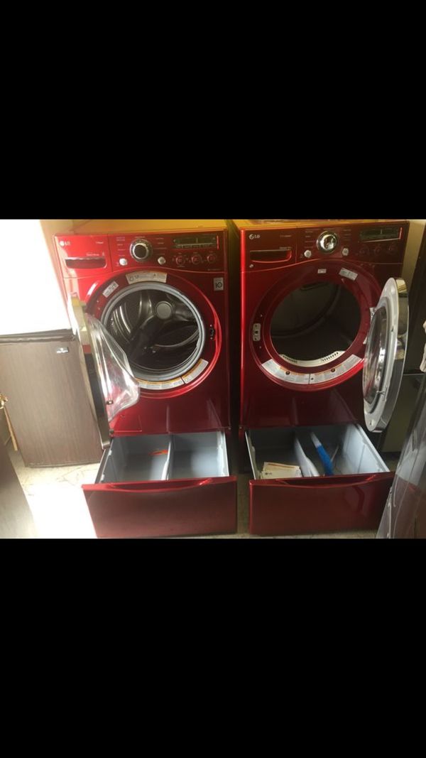 LG Red Washer and Dryer Set for Sale in Concord, CA OfferUp