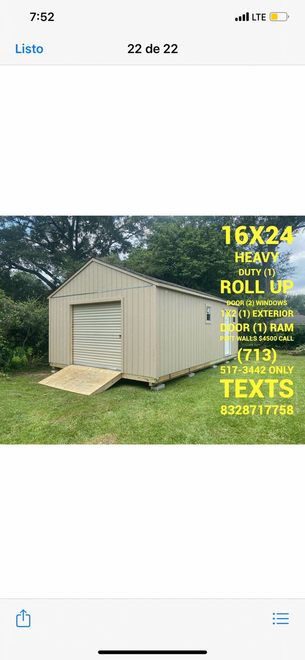 sheds for sale in houston, tx - offerup